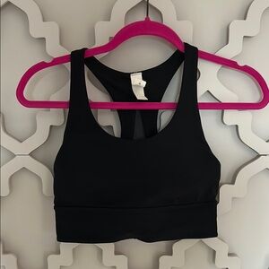 Black Sports Bra